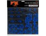 Fox Racing Custom Fork / Shox Kit 2021 zestaw naklejek blue