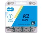 KMC K1 Wide Singlespeed łańcuch 110 ogniw + spinka BMX tor ostre koło