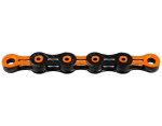 KMC X11 DLC 11s łańcuch czarny orange 118 ogniw