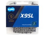 KMC X9sl 9s łańcuch MTB szosa + spinka 