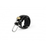 Knog Oi Luxe dzwonek rowerowy matte black Large (23,8mm - 31,8mm)