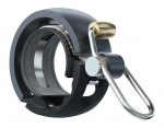 Knog Oi Luxe dzwonek rowerowy black / grey Large (23,8mm - 31,8mm)