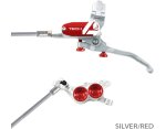Hope Tech 4 E4 Steelflex hamulec tarczowy przód silver red