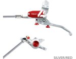 Hope Tech 4 X2 Steelflex hamulec tarczowy przód silver red