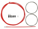 Shimano OT-SP41+OT-RS900 OPTISLICK kable do przerzutek czerwone szosa