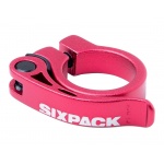 Sixpack Racing Menace 31.8mm zacisk sztycy obejma red